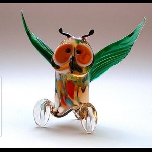 VetroVeneziana Artistic Glass OWL Figurine